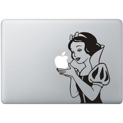 Snow White MacBook Decal Black Decals